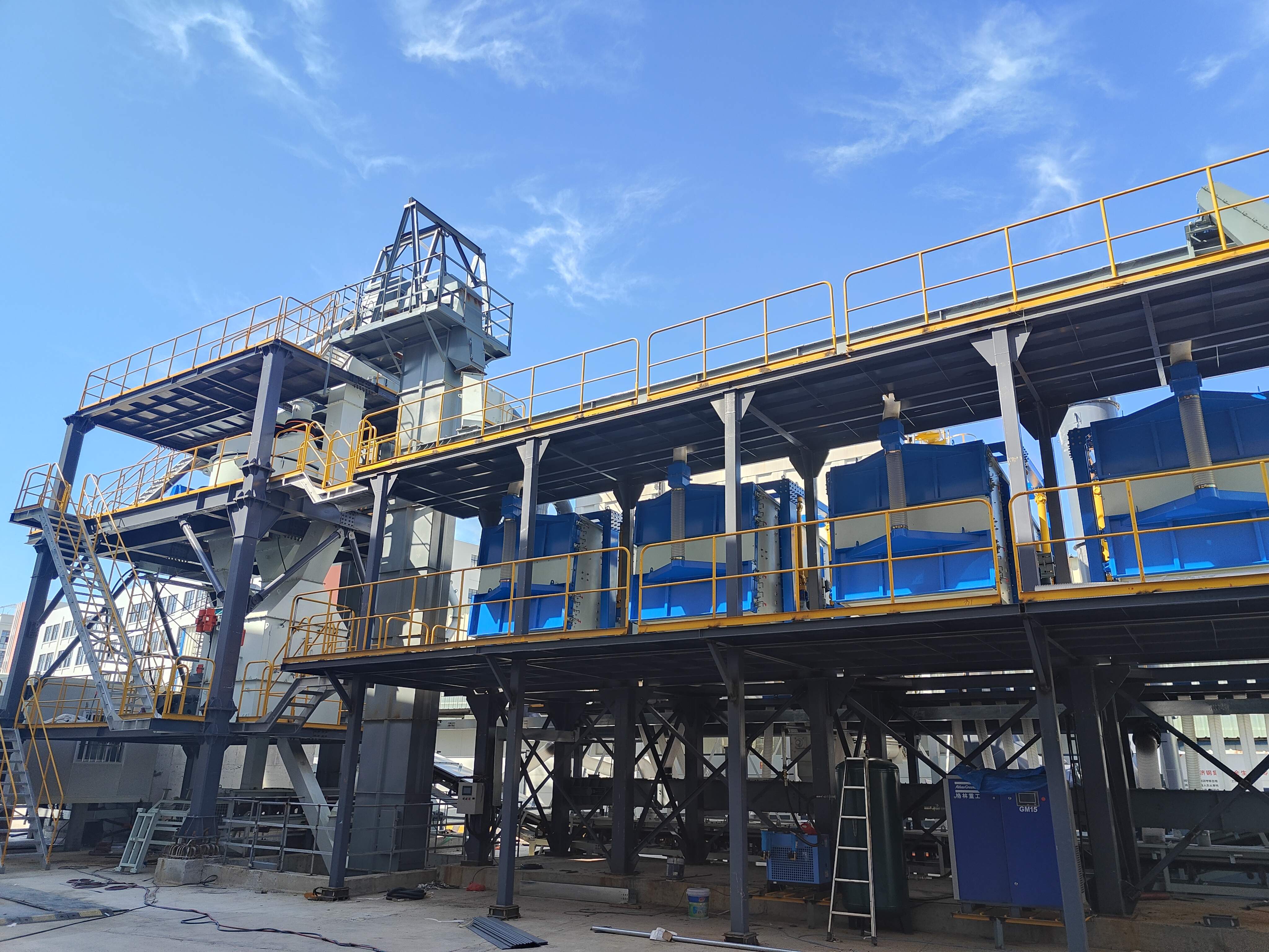 干法制砂樓：讓鋼渣變廢為寶，生產(chǎn)多元機(jī)制砂
